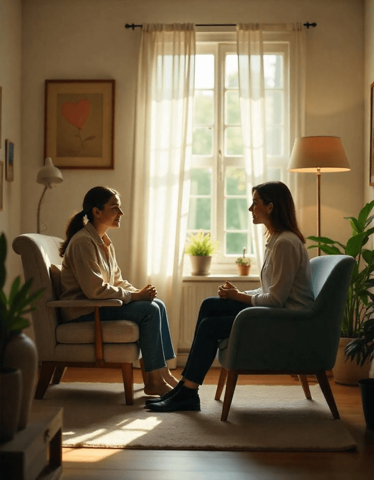 Grief recovery counseling session