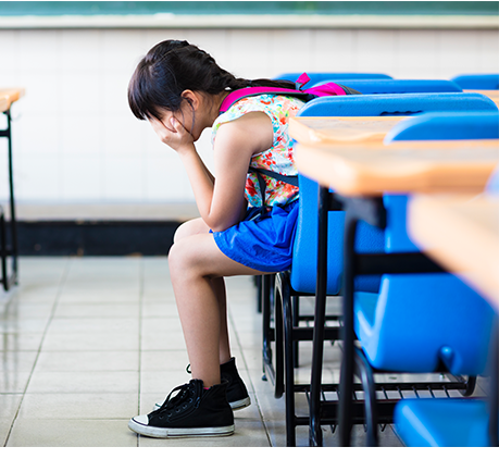 when children grieve book cover. image of child in grief.